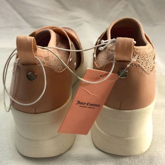 New juicy couture womens mauve and white sneakers shoes size 10 - Picture 5 of 11